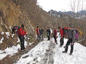 Salita da Rovetta a Cima Paré con neve il 6 dicembre 2009 (Gruppo di 9 escursionisti del Pieroweb) - FOTOGALLERY